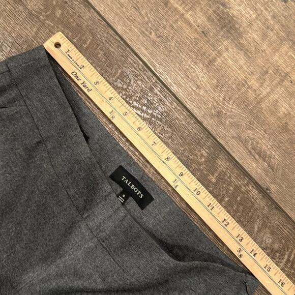 Talbots Women's Wool Heritage Pant Grey Size 8 - Picture 5 of 7